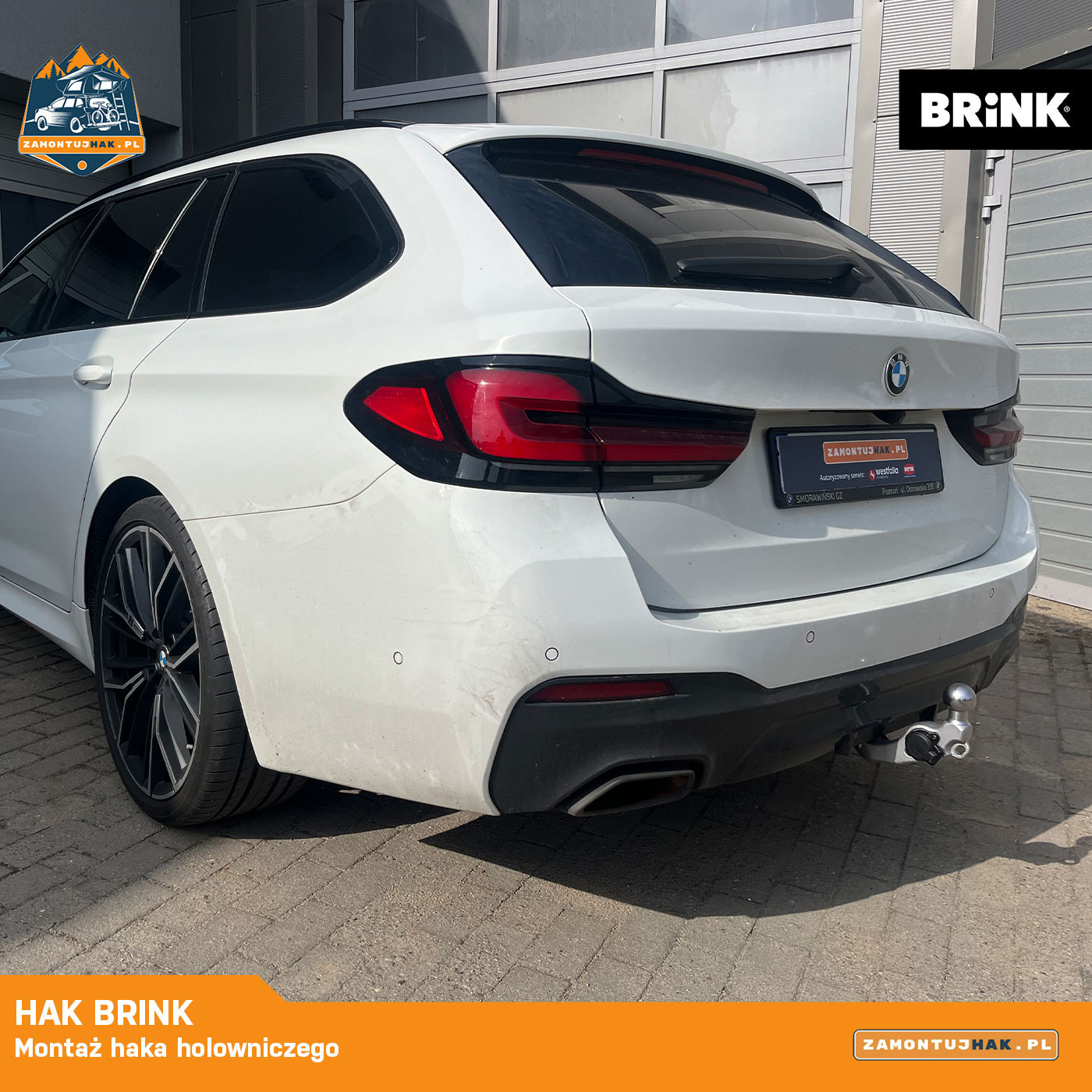 Montaż haka elektrycznego do BMW